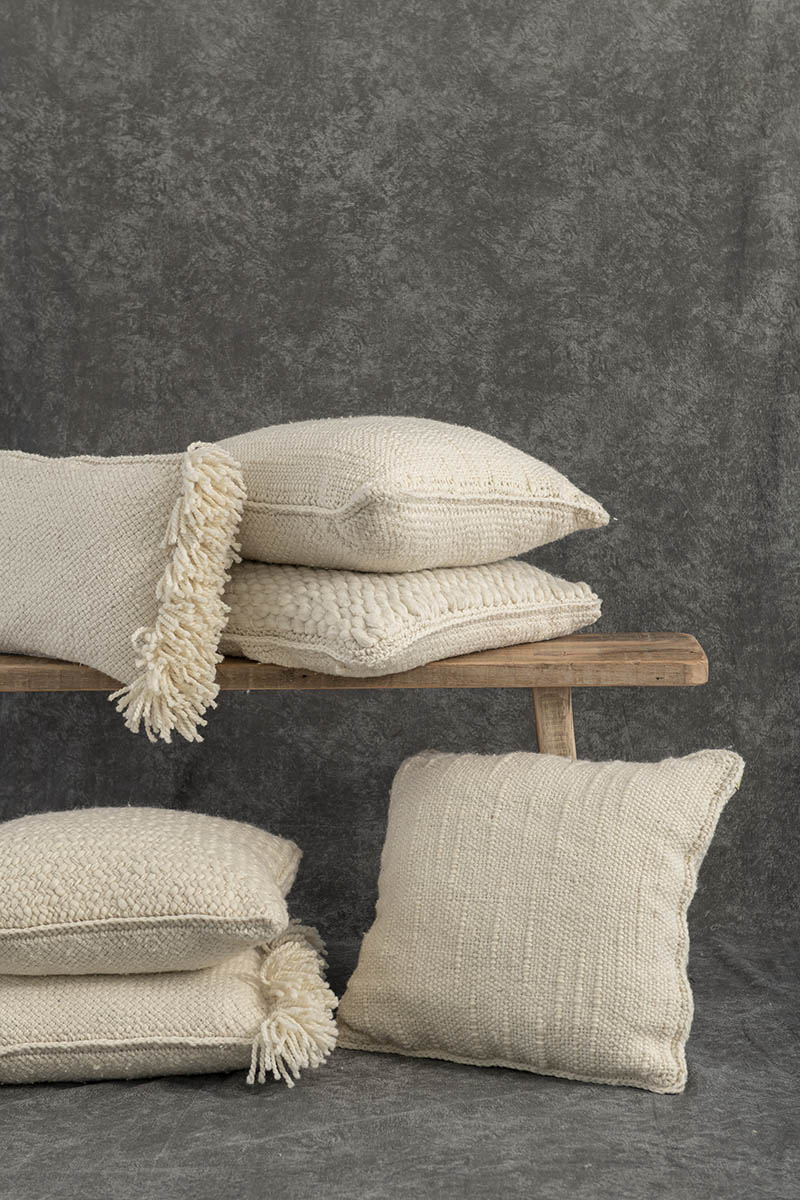 Almohadón Escamas Blanco ( pre-order )