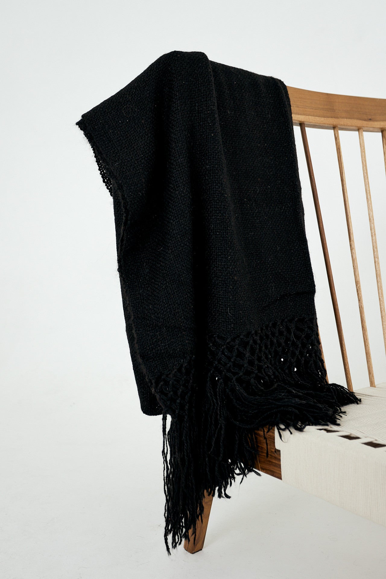 Manta Altiplano Negro Natural ( PRE-ORDER )