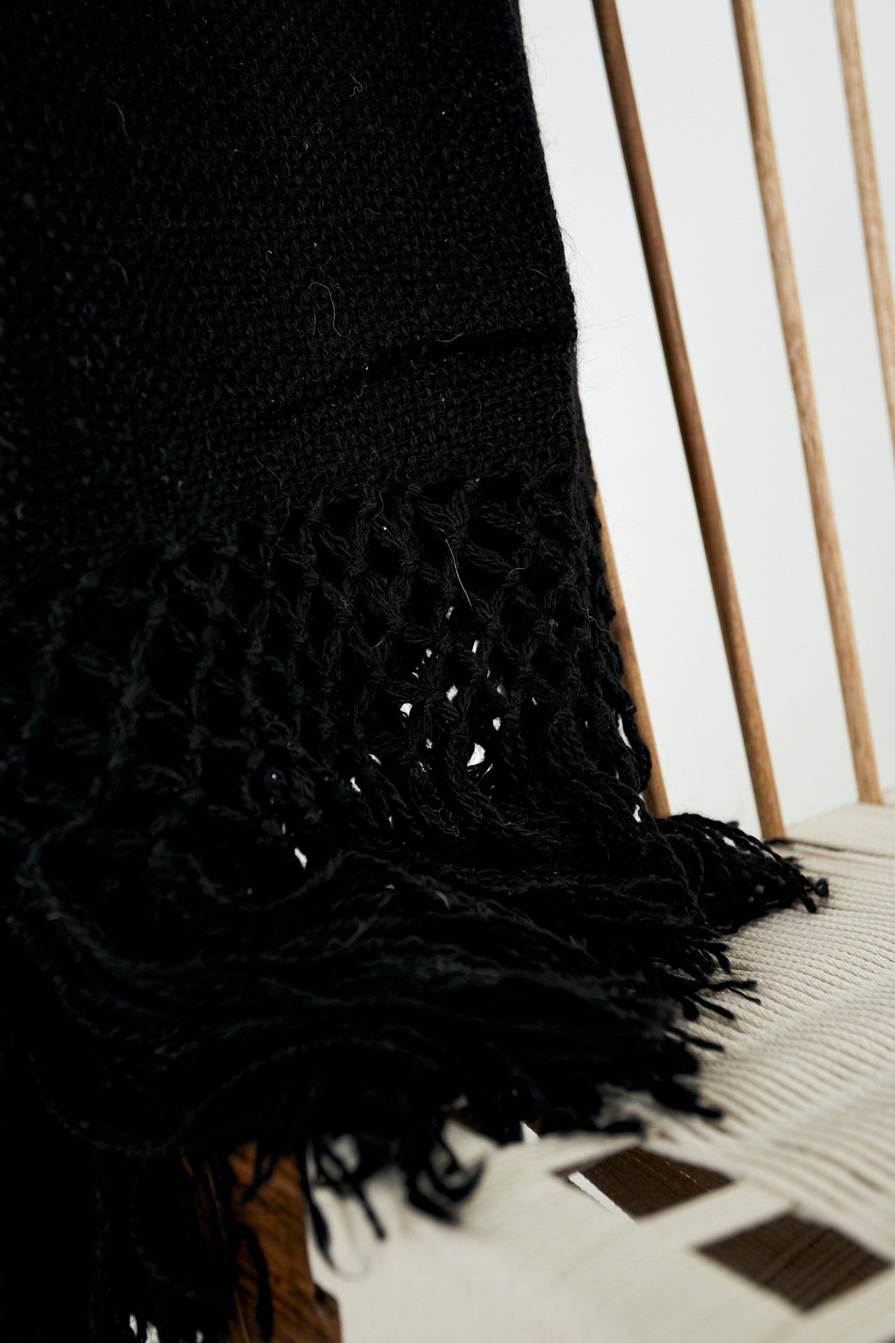 Manta Altiplano Negro Natural ( PRE-ORDER )