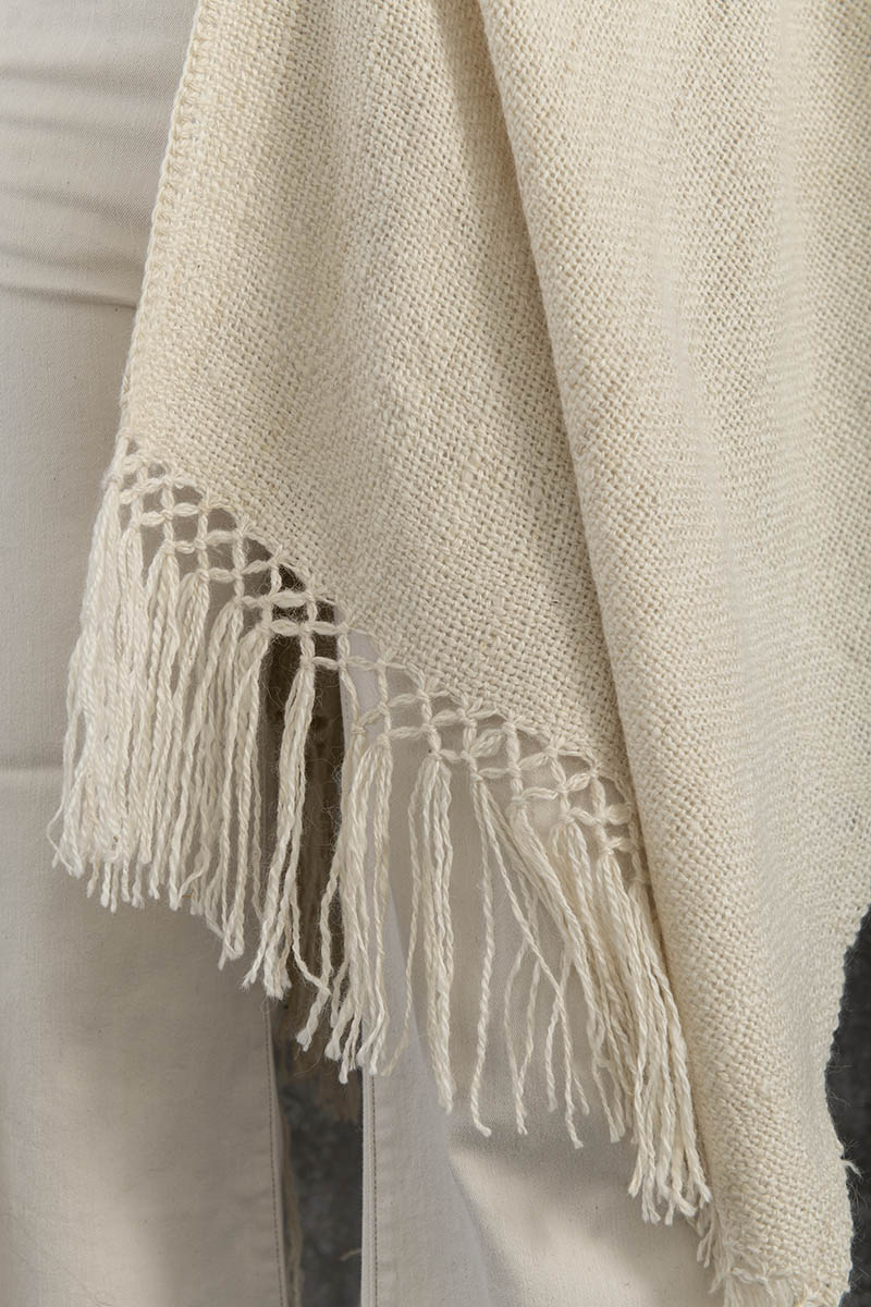 Ruana Altiplano Blanca