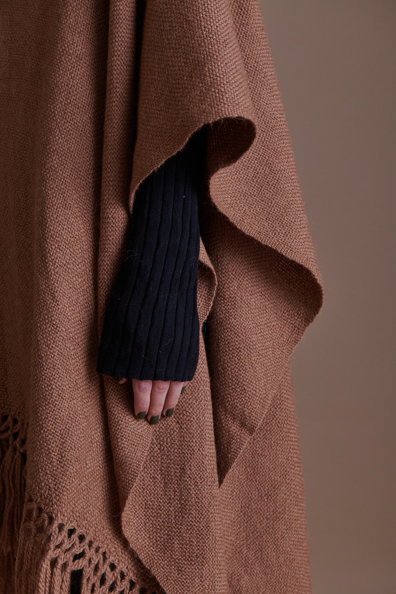 Ruana Altiplano Canela