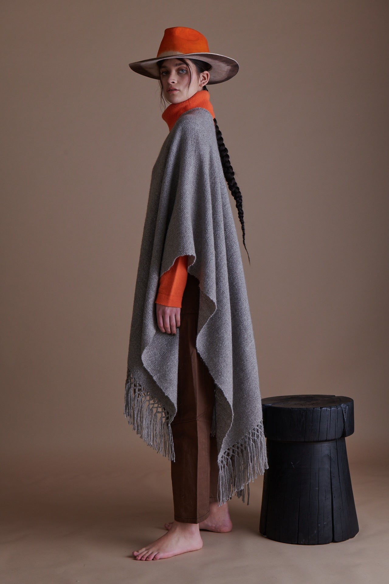 Ruana Altiplano Plata