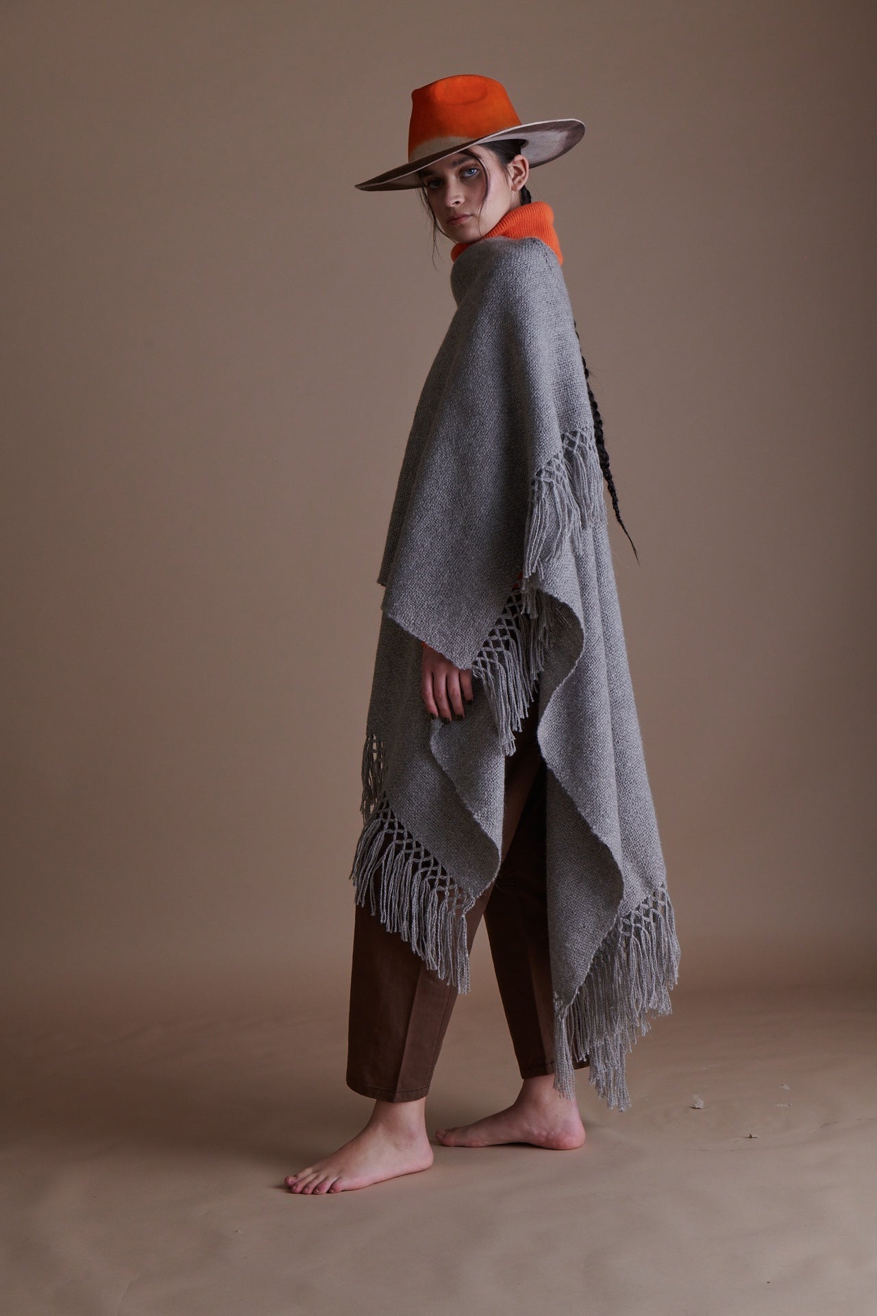 Ruana Altiplano Plata