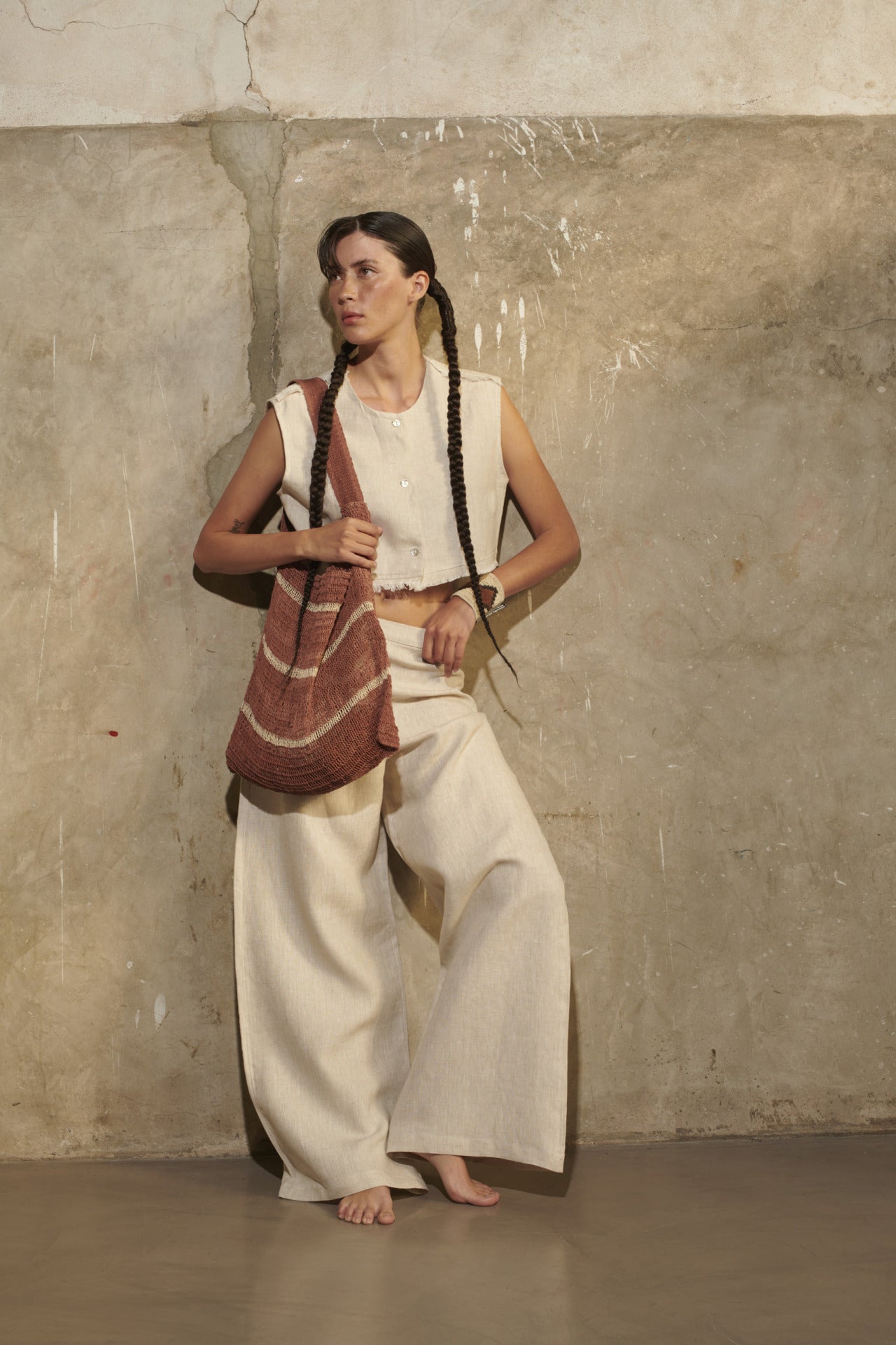 Bolsa Peregrina Marrón