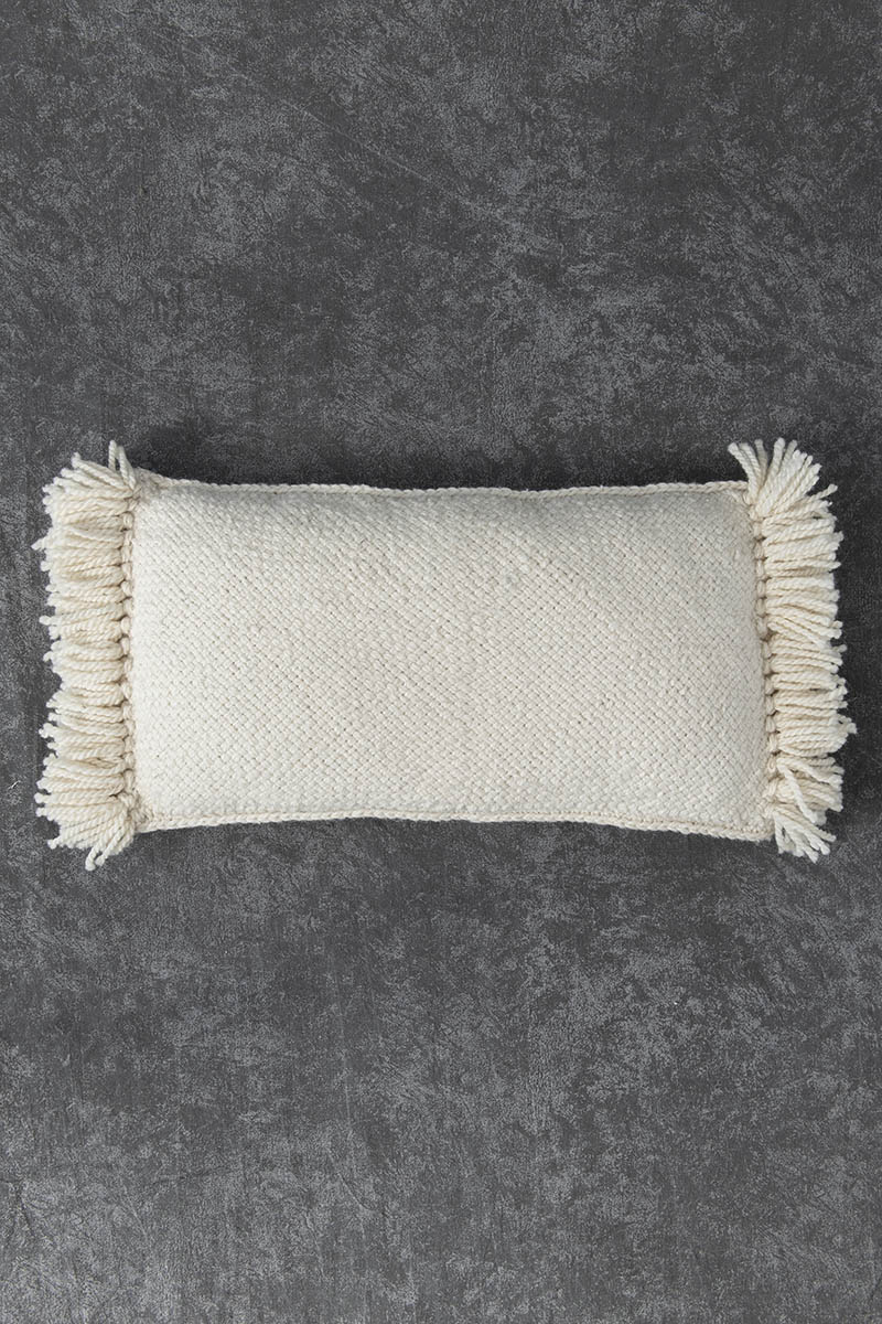 White Wicker Lumbar (PRE-ORDER)