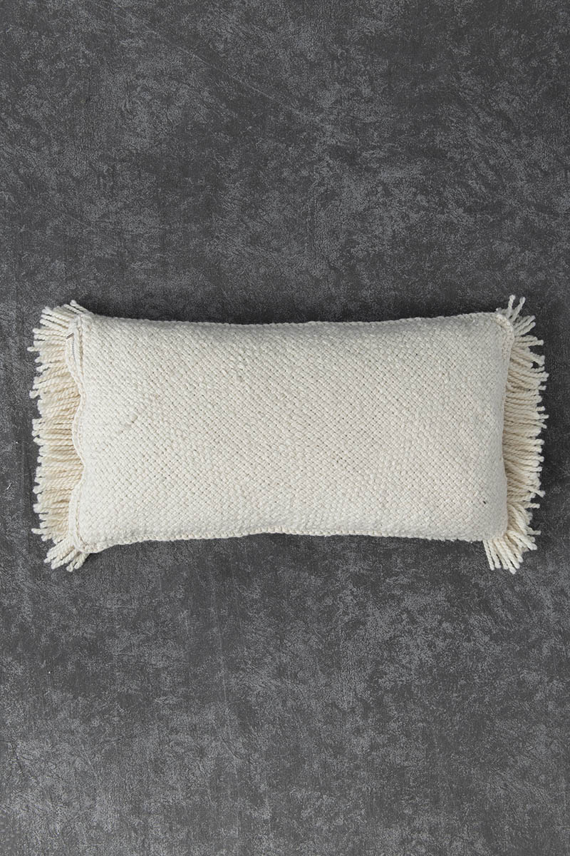 White Wicker Lumbar (PRE-ORDER)