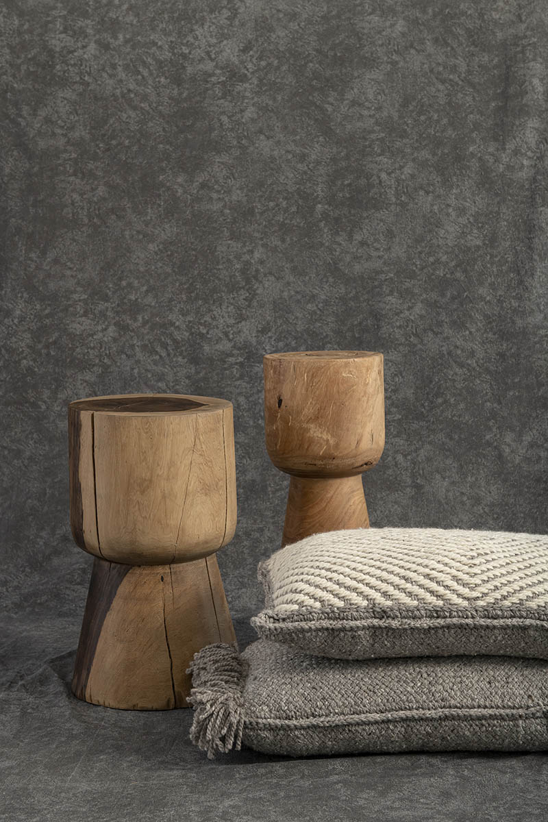 Gray Wicker Lumbar (PRE-ORDER)